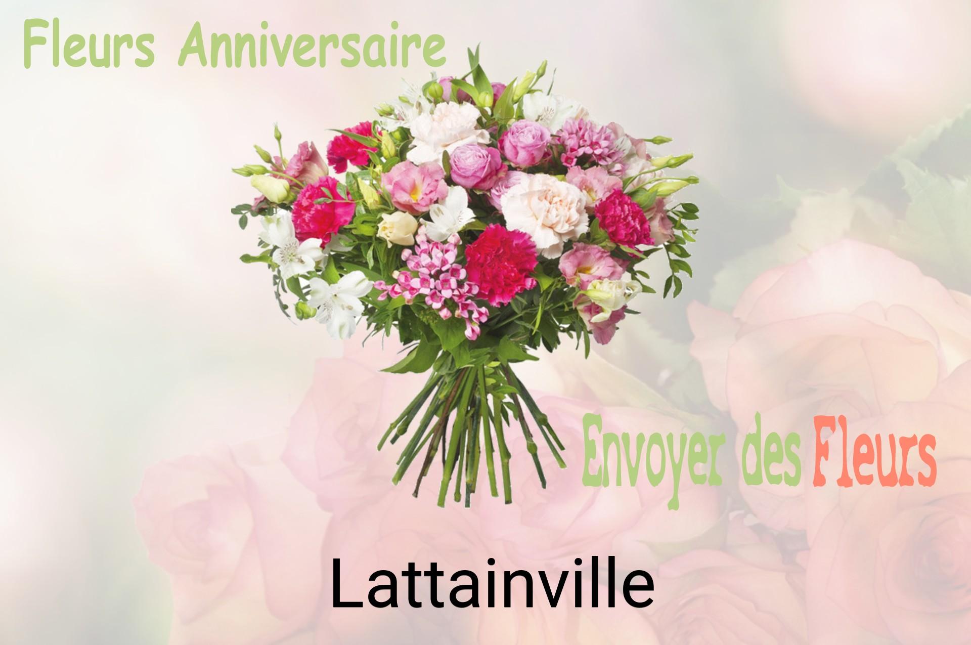 Bouquet de fleurs d’anniversaire livré à Lattainville