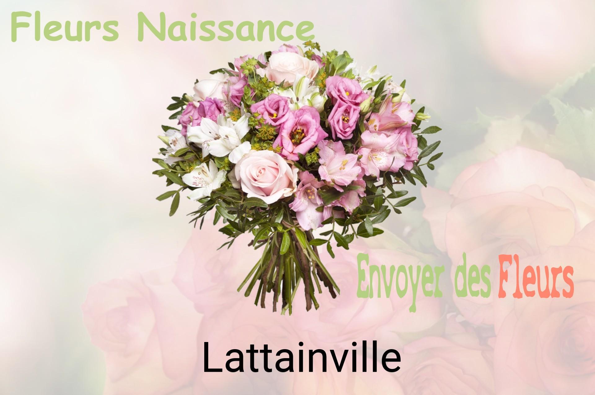 Bouquet de fleurs de naissance livré à Lattainville